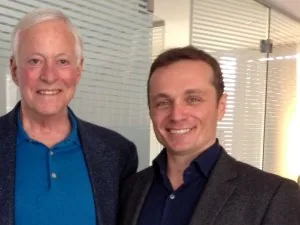 Andy Szekely with an international educator